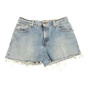 Levi’s 550 Denim High Waist Distressed Cutoff  Shorts Size 4
